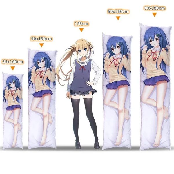 Dakimakura Anime Uniforme Beauty With Giant Giant Breasts Print Double-Size Body Body Oread Cover Cover Decoration