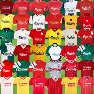 DALGLISH Maillots de football rétro Gerrard 2005 Smicer Alonso Chemises de football vintage FOWLER TORRES Maillot Kuyt Keane SUAREZ Football Li Ver P O Olf Fc Jersey