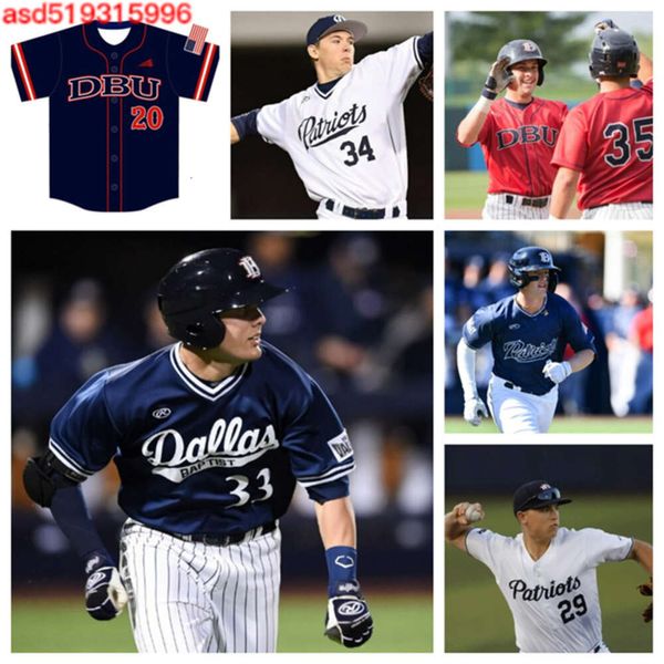 Dallas Baptist 4 George Specht 24 Tom Poole Maillot de baseball 19 Noah Boughton 6 Alex Pendergast 11 Joey Nerat 5 Jaxon Holder 9 Ian Riley 18 Ryan Johnson 30 Braxton Bragg