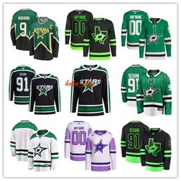 Maillots de hockey Dallas Custom Stars 34 Denis Gurianov 64 Tanner Kero 3 John Klingberg 53 Wyatt Johnston 10 Ty Dellandrea 42 Fredrik Olofsson 5 Nils Lundkvist 55