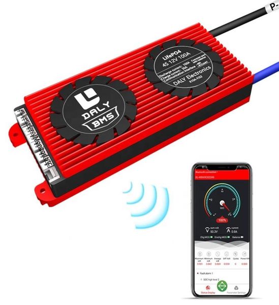 Daly smart BMS protecteurs 4S 12V Bluetooth 30A 40A 60A 80A 100A 150A 200A 250A lifepo4 système de gestion de batterie intelligent intelligent 1217600