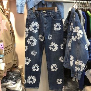 Schade Losse Adererror Jeans Heren Dames Streetwear Denim Ader Error Broek Broek Bell Bottom Skinny