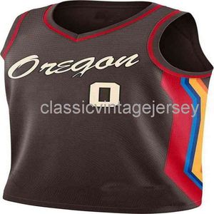 Damian Lillard #0 75th Anniversary Swingman Jersey gestikt heren dames jeugd XS-6XL basketbalshirts