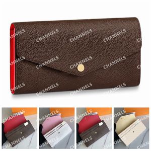 Damier portefeuilles in reliëf vrouwen die leren ontwerper Hasper Designer Luxe Wallet Card Holder Purse Classic Style 211F