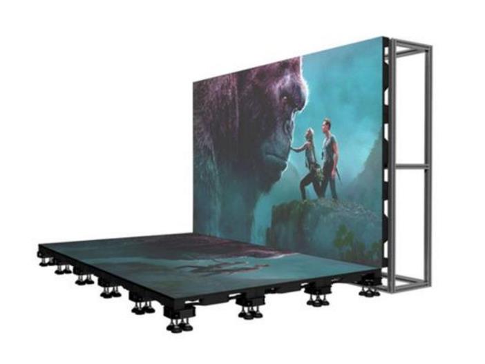 Dance Floor Underground LED-scherm P4.81 500 * 500mm verhuur LED Display Speciaal stadium LED-scherm