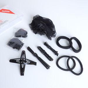 Danshaaraccessoires Sets professionele ballethaar banden volwassenen paardenstaart vrouw haar snood haar clip sets