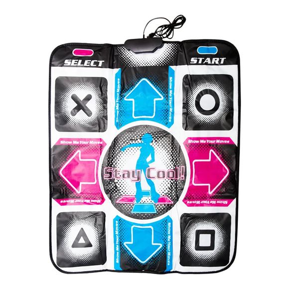 Tapetes de baile antideslizantes HD Tapetes de baile Pad Juego de detección de movimiento USB 2.0 / 1.1 Inalámbrico para PC Juego de yoga Fitness Dancing Foot Print Step Game 231108