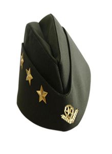 Dance Performance Boat Caps oreilles Sailor Chapeau de danse russe Caps Square Cap Army Cap Military Hat entier 23118861479
