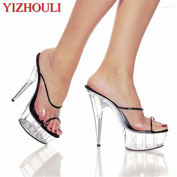 Zapatos de baile 15 CM Tacones altos Zapatillas Club Noche Sexy Pole Dancing Plataforma Mujer