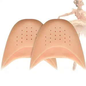 Chaussures de danse 1pair gel toe caps softs ballet pointe athlète tampons de chaussures de chaussures en silicone protecteur avec respiration