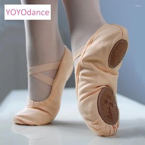 Chaussures de danse 2024 Child et adulte Pointe Ladies Ballet Toile Professional Femme