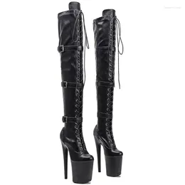 Chaussures de danse 20cm / 8 pouces Pu Upper Upper moderne sexy de nuit sexy pole haute plate-forme de talon pour femmes