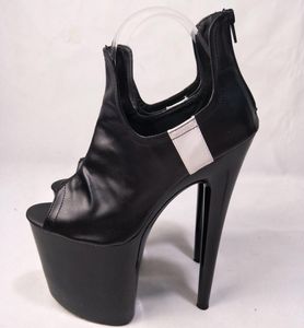 Chaussures de danse 8 pouces Toe à orteil Single Shoe 20 cm Talons pour le mariage de mariage Bridal High Model Parties