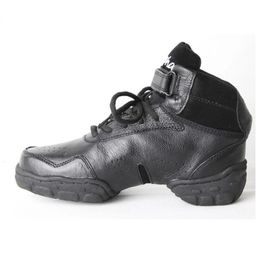 Chaussures de danse Adultes enfants hommes femmes toile cuir chaussures de danse modernes chaussures de jazz semelle en caoutchouc bottes hautes intérieures et extérieures 231205