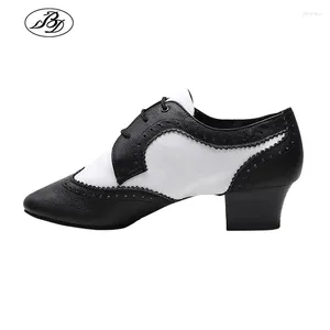 Chaussures de danse BD Men Latin Professional Deux pièces Sole Sneak Sneak Sneaking Bd441Ballroom Concours