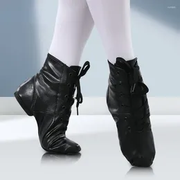 Dance Shoes Children's Pu High Top Jazz Adult Soft Sole Women's