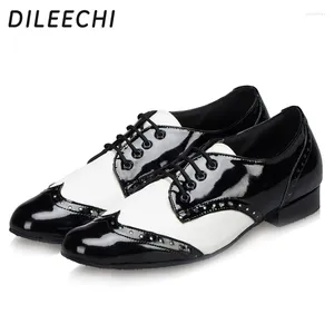 Chaussures de danse Dileechi marque pour hommes dansant danse adulte latin et semelle extérieure latine