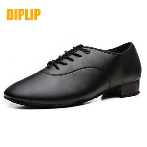 Chaussures de danse DIPLIP marque chaussures de danse latine moderne hommes salle de bal Tango enfants homme chaussures de danse noir couleur blanc 230719