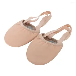 Chaussures de danse dynadans en cuir pirouette mi-seme ballet de jazz tournant pour les femmes et les filles