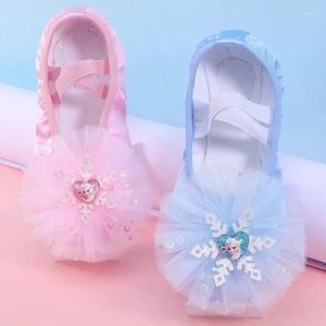 Dansschoenen voor kinderen vrouwen zachte zool blauw roze dansende schoenmeisjes meisjes prinses baby kinderen ballerina