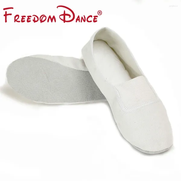 Zapatos de baile zapatillas para mujeres para mujeres tela plúsas de cuero suave de cuero de cuero interior yoga ballet gimnasio