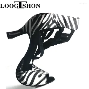 Dansschoenen Loogtshon Latin Water Platform Dancing Woman Fashion High Heels Jazz For Girls Shoe Ballroom