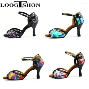 Chaussures de danse loogtshonshoes femme printemps été 2024 femmes talon de chaussure latin