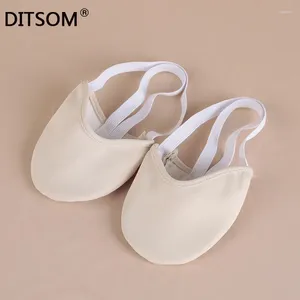 Zapatos de baile zapato lyric para lienzo de damas tangas de pie medio suuelas zapatillas planas modernas giro fitness ballet