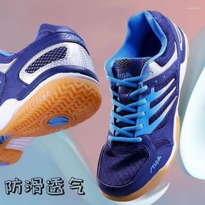 Chaussures de danse Chaussures professionnelles Table du tennis Hard-port de chaussures de sport intérieure couples anti-glissement