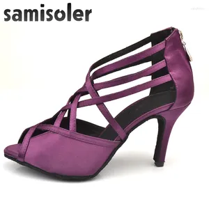 Chaussures de danse Samisoler vendant des femmes de danse professionnelle dames dames latin talonnées 5-10cm