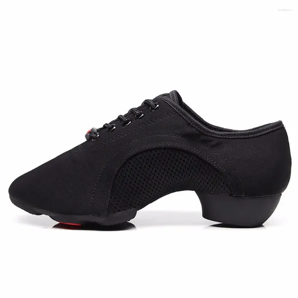 Dance Shoes Sun Lisa Men's Oxford Oxford Net tela superior de goma suela gruesa zapatilla de baile