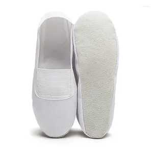 Dansschoenen USHINE EU22-45 Canvas Yoga Slippers Leraar Gym Fitness Indoor Oefening Zwart Ballet Voor Kinderen Meisjes Vrouw Man