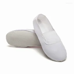 Chaussures de danse Ushine EU22-45 Tissu pantoufles Soft Teacher Gym Exercice Indoor Fitness Yoga Ballet Enfants enfants Girls Femme homme