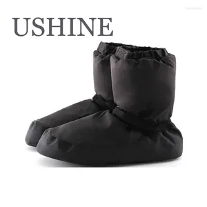 Chaussures de danse Ushine Femmes Ballet Échauffement Bottises National Dancing Boots d'hiver