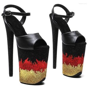 Dansschoenen Wome Fashion 23cm/9inches PU bovenste platform Sexy High Heels Sandals Pole 083