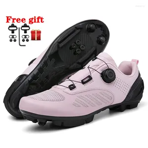 Dance Shoes Women Cycling Mtb Cleat Mountain Bike Pedal Pedal Flat Light Racing Velocidad de bicicleta Tamaño de calzado 36-41