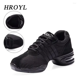 Dance Shoes Women Sneakers para niñas Damas Men Black Boots Modern Jazz Sports Square Dancing Salsa Drop