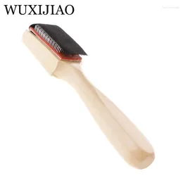 Chaussures de danse wuxijiao latin nettoyage brosse salsa salsa sol en bois en bois semelles