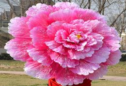 Parapluie de danse 3d Performance de danse Peony Flowerlla Chinese Multi Louer Tissu Tobellas Stage Accesstes KKA71351006676