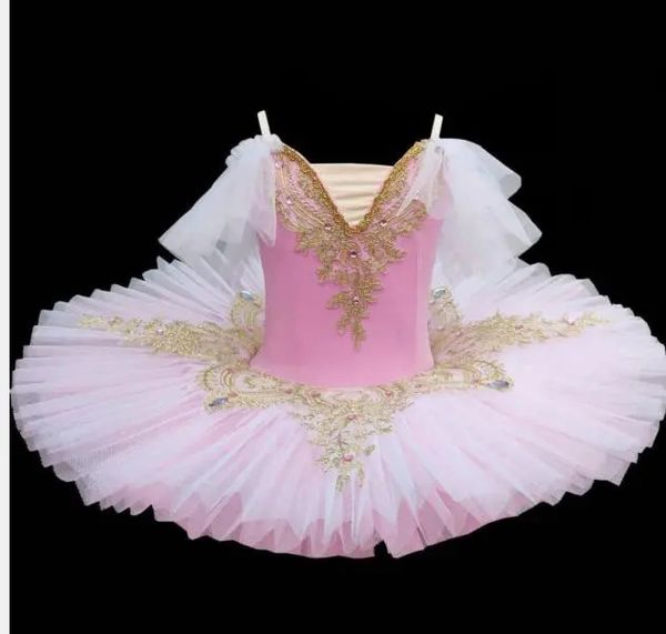 Dancewear 1 pcs/lot Costume de Ballet professionnel ballerine classique Ballet Tutu enfant enfant fille adulte princesse Tutu danse robe de Ballet 231124