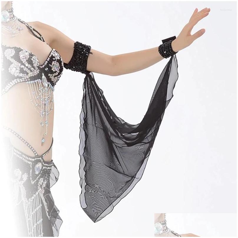 Akcesoria taneczne scena nosić kobiety taniec taniec rękawy szyfonowe kostium tańca