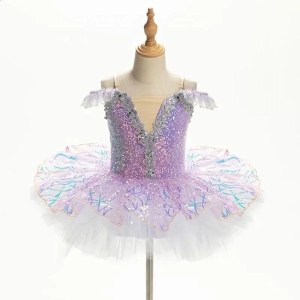 Dancewear Enfants Ballet Jupe Fille Pop Sequin Princesse Robe Ballet Tutu Performance Vêtements Enfants Filles Costumes De Danse Contemporaine 231102