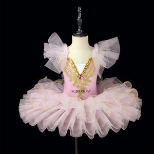 Vêtements de danse Filles mignonnes robe de Ballet pour enfants fille vêtements de danse enfants Costumes de Ballet pour filles danse justaucorps fille Dancewear 231102