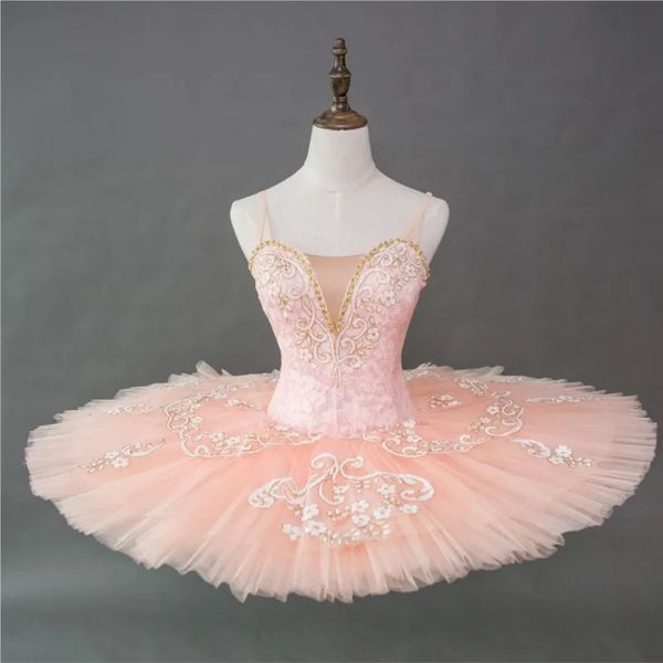 Dancewear Haute Qualité Taille Personnalisée Performance Professionnelle Compétition Porter Enfants Filles Femmes Adulte Sucre Prune Fée Ballet Tutu 231124