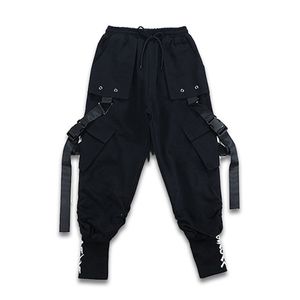 Dancewear Kid Cool Black Hip Hop Clothing Streetwear Harajuku Jogger Tactical Cargo Pants for Girls Boys Dance Kostuumkleding 221007