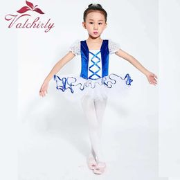 Dancewear New 2024 Kids Ballet Tutu Rok Dance Kostuum Girls Ballerina Dancewear Y240524