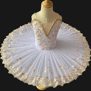 Dancewear Professionele Ballet Tutu Meisjes Platter Pannenkoek Tutu Ballerina Feestjurk Volwassen Vrouwen Kind Kinderen Ballet Dans Kostuum 231124