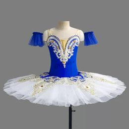 Dancewear Professionele Ballet Tutu Zwanenmeer Platter Tutu Romantische Ballerina Party Dans Kostuum Bloem Meisjes Balett Jurk Vrouwen 231124