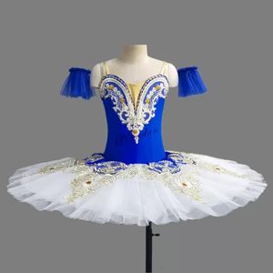 Dancewear Professional Ballet Tutu Swan Lake Platter Tutu Romantic Ballerina Party Dance Costume Flower Girls Balett Dress Women 231124