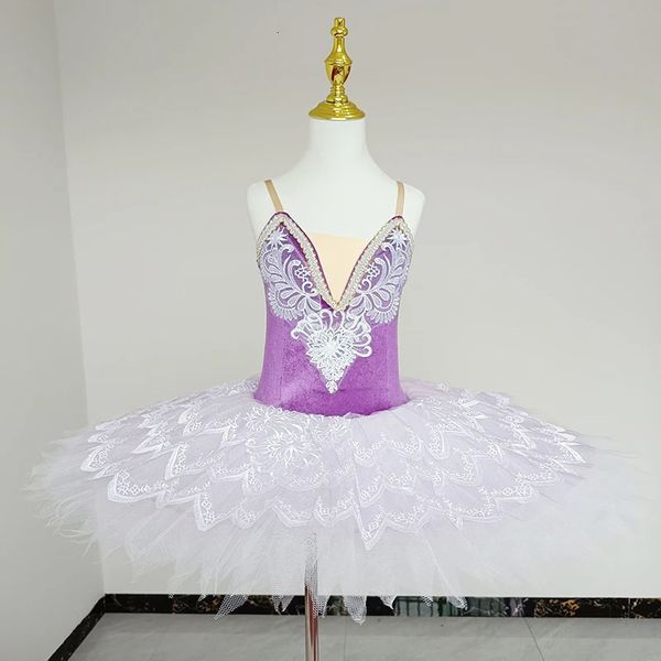 Vêtements de danse violet Ballet Tutu enfants filles adultes femmes Ballet danse Costumes ballerine adultes professionnel Ballet Tutu robe femmes filles 231124